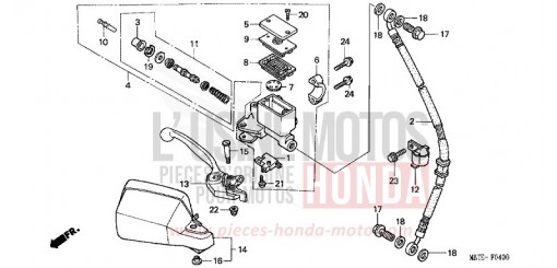 MAITRE-CYLINDRE FREIN AV. XL1000V2 de 2002